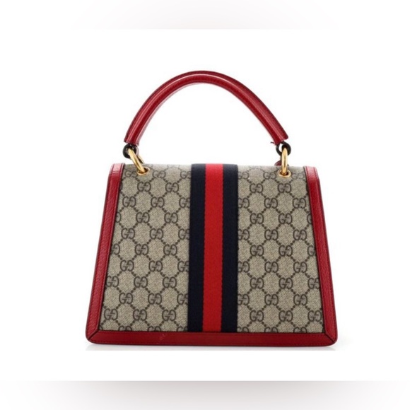 Gucci Queen Margaret Top Handle Bag GG Coated
Canvas Small Brown - Picture 4 of 6